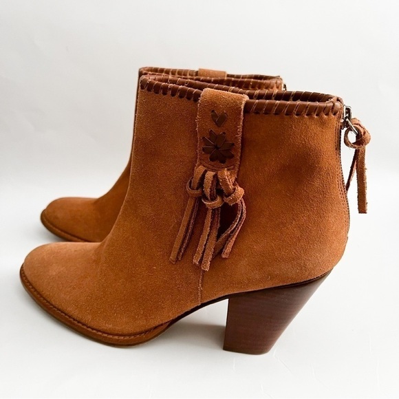 Jack Rogers Shoes - JACK ROGERS Greer Suede Boots Tan | US 9